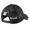 Truckerpet van canvas met mesh-achterkant en logo