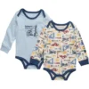 Tweedelige body-set met lange armstukken voor jongens (baby)
