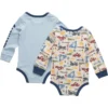 Tweedelige body-set met lange armstukken voor jongens (baby)