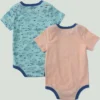 Tweedelige set met korte armstukken en vismotief voor jongens (baby)