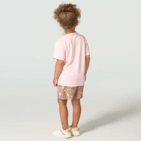 Tweedelige set voor meisjes: Force Sun Defender™ T-shirt met korte armstukken en korte broek met elastische tailleband en print (peuters)