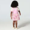 Tweedelige set voor meisjes met T-shirt met korte armstukken en jurkje met print (peuters)