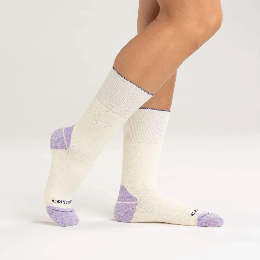 Twin Knit Midweight Topo korte crew-sokken voor dames