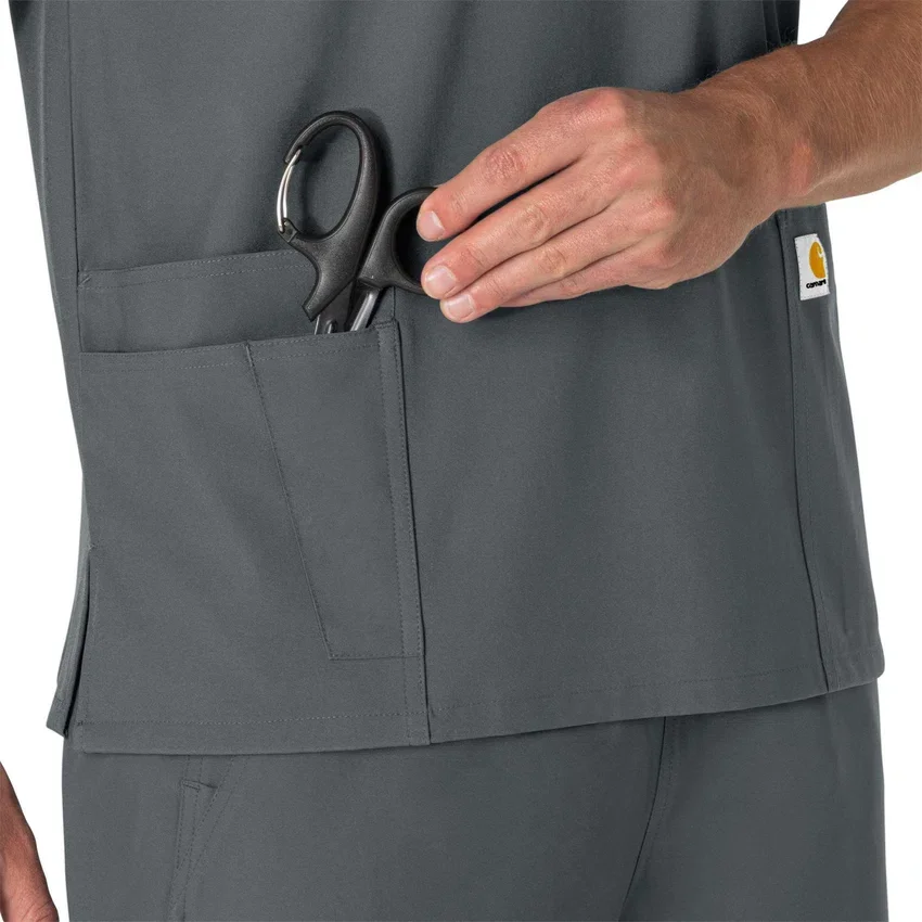 Unisex Force Essentials V-hals operatieshirt met 6 zakken