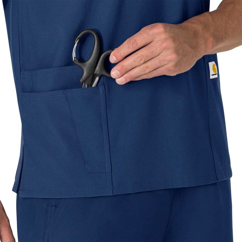 Unisex Force Essentials V-hals operatieshirt met 6 zakken