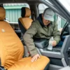 Universele, nauwsluitende stoelhoes van nylon duck