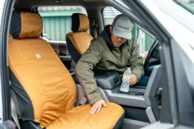 Universele, nauwsluitende stoelhoes van nylon duck