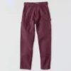 Vintage fit canvas werkbroek met dubbele knieën voor dames