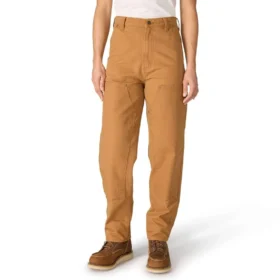 Vintage fit canvas werkbroek met dubbele knieën voor dames