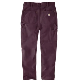 Vintage fit canvas werkbroek met dubbele knieën voor dames