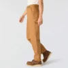 Vintage fit canvas werkbroek met dubbele knieën voor dames