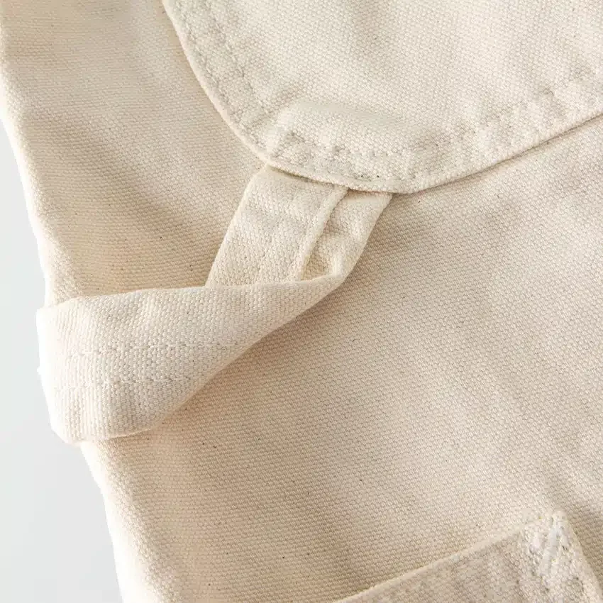 Vintage fit canvas werkbroek met dubbele knieën voor dames