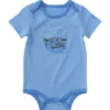 Vissersbodysuit met korte armstukken voor jongens (baby)