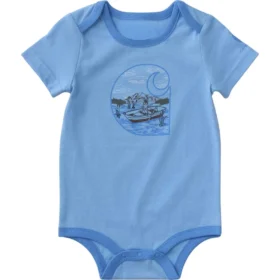 Vissersbodysuit met korte armstukken voor jongens (baby)