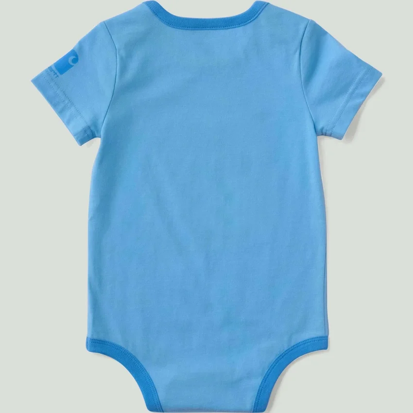 Vissersbodysuit met korte armstukken voor jongens (baby)