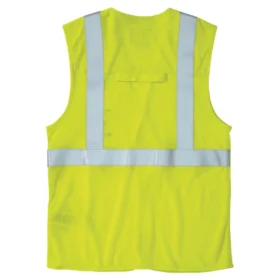 Vlamwerend veiligheidsvest met hoge zichtbaarheid van mesh, klasse 2, voor heren – Hi-Vis-vesten