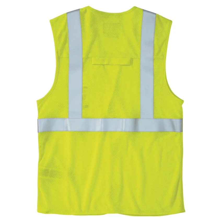 Vlamwerend veiligheidsvest met hoge zichtbaarheid van mesh, klasse 2, voor heren - Hi-Vis-vesten
