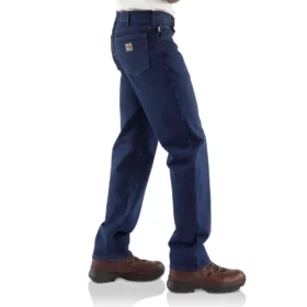 Vlamwerende herenjeans met relaxte pasvorm en 5 zakken