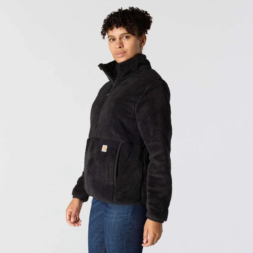 Vrouwen fleece-trui met losse pasvorm