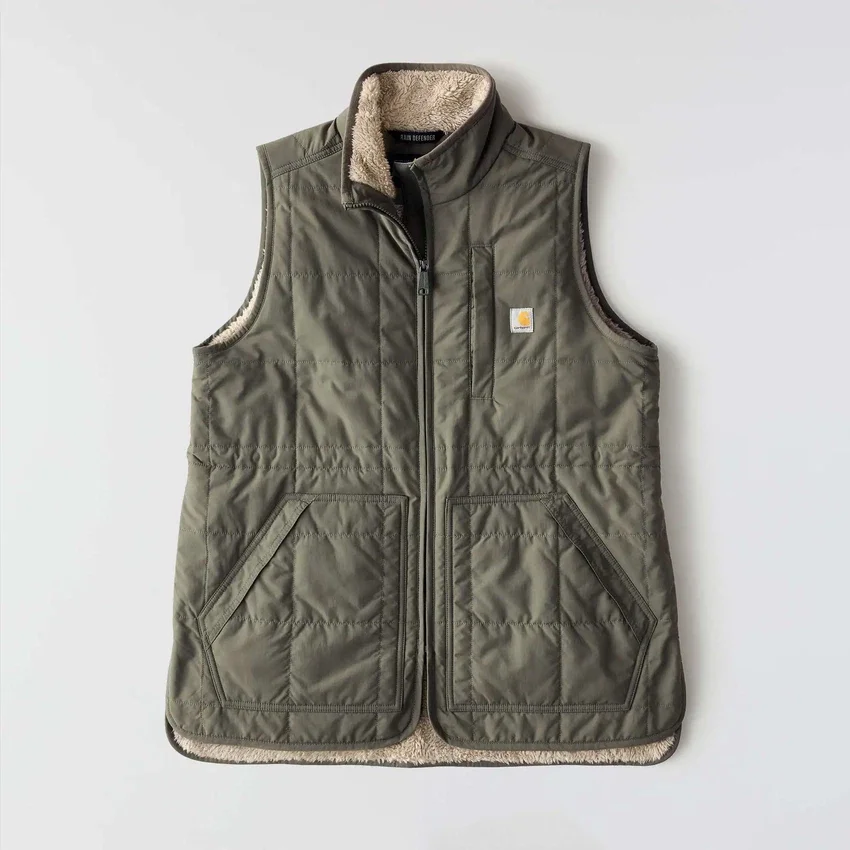 Waterafstotend damesvest met sherpa-voering – Rain Defender-vest
