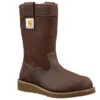 Waterdichte 10" Wellington-laars met stalen neus en sleehak