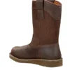 Waterdichte 10" Wellington-laars met stalen neus en sleehak