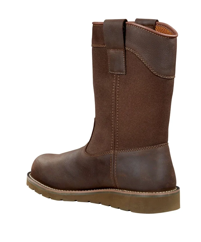 Waterdichte 10" Wellington-laars met stalen neus en sleehak