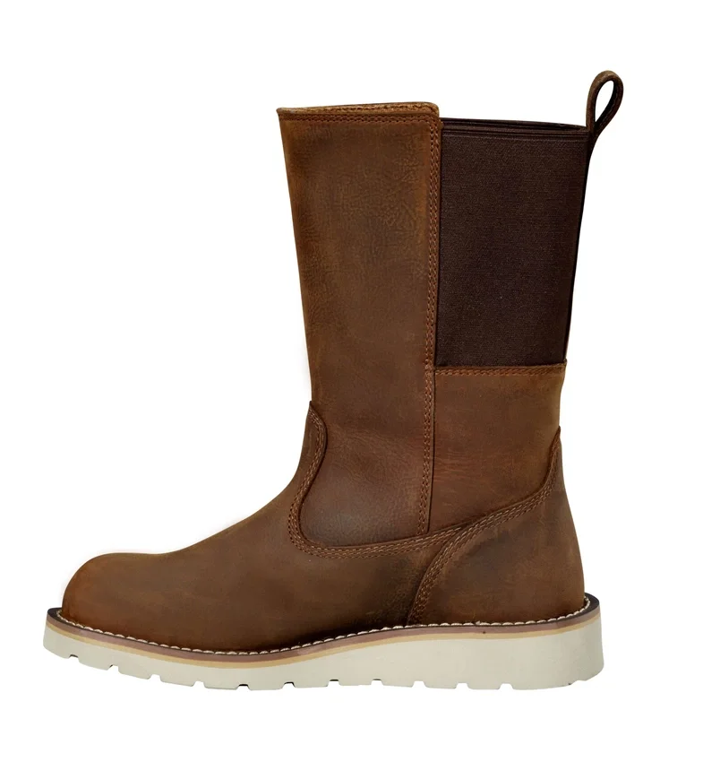 Waterdichte 10" Wellington-laars met stalen neus en sleehak voor dames