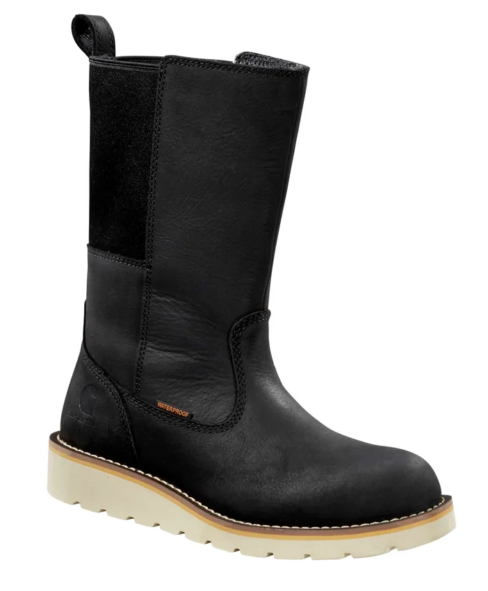 Waterdichte 10" Wellington-laars met zachte neus en sleehak voor dames