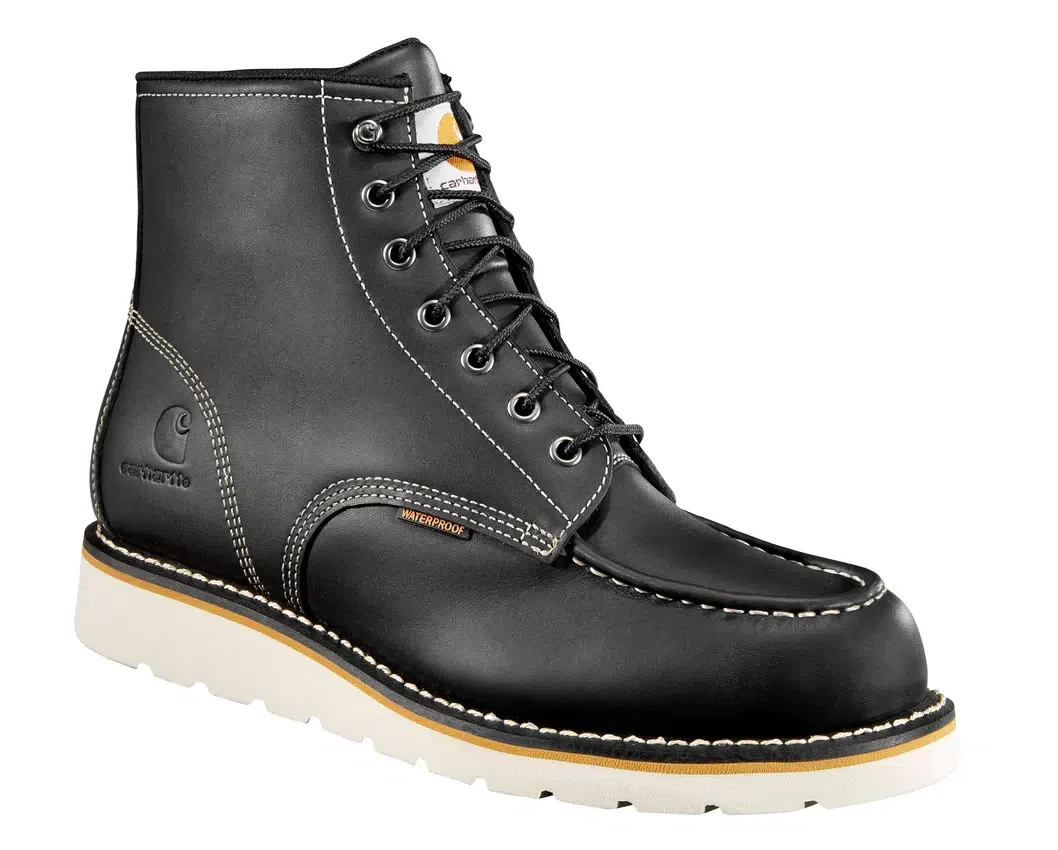 Waterdichte 6" moc-toe-laars met sleehak