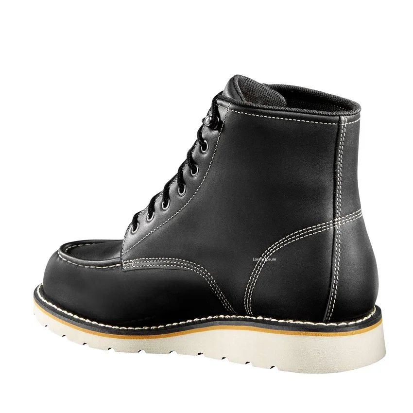 Waterdichte 6" moc-toe-laars met sleehak