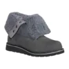 Waterdichte, geïsoleerde winterlaars met schuine hak en omklapbare bovenkant voor dames (8")