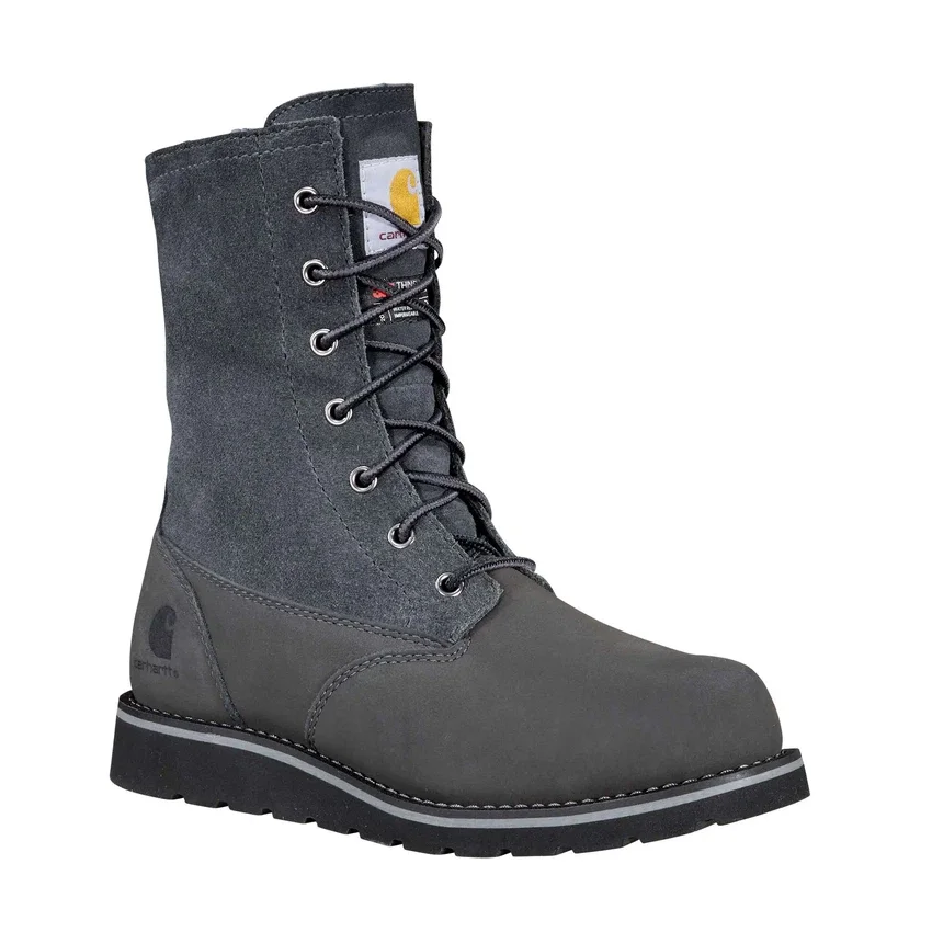 Waterdichte, geïsoleerde winterlaars met schuine hak en omklapbare bovenkant voor dames (8")