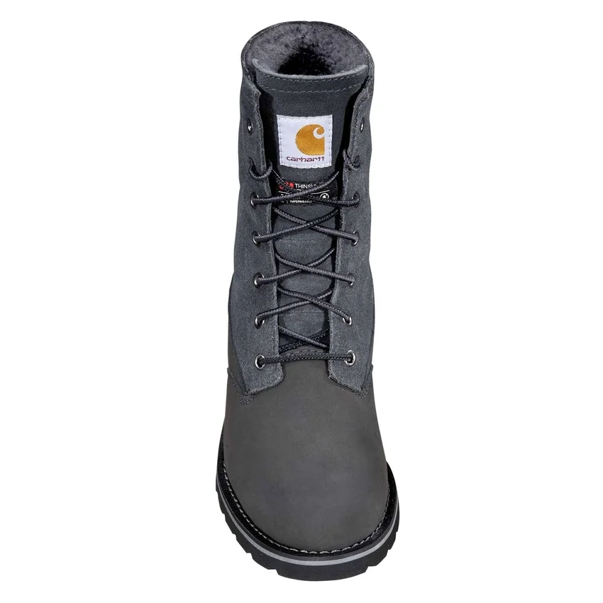 Waterdichte, geïsoleerde winterlaars met schuine hak en omklapbare bovenkant voor dames (8")