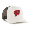 Wisconsin Badgers '47 ongeverfde truckerpet