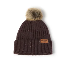 Wollen muts met pompon voor dames